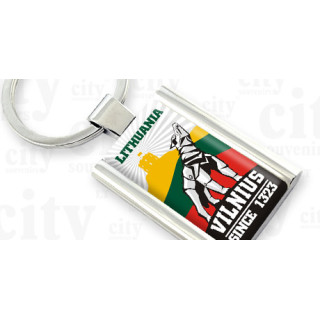 Metalinis raktų pakabukas "Geležinis Vilkas"