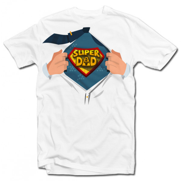 Marškinėliai "Super DAD"