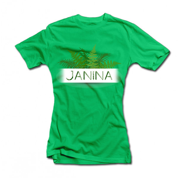 Moteriški marškinėliai "Tikra Janina"