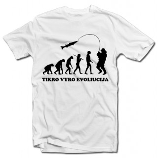 Marškinėliai "Žvejo evoliucija"