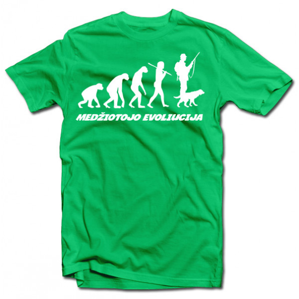 Marškinėliai "Medžiotojo evoliucija"