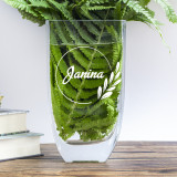 Stiklinė lašo formos vaza "Janina"