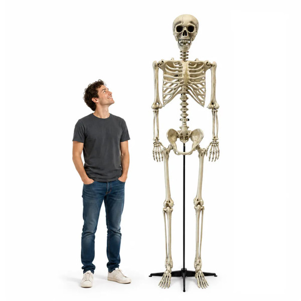Milžiniška XXL dekoracija „Skeletas“ (240 cm)