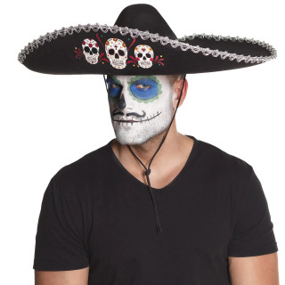 Meksikietiška skrybėlė „Sombrero Calavera“ Meksikietiška skrybėlė „Sombrero Calavera“