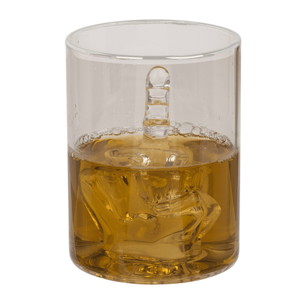 Viskio taurė „Middle Finger“, 350 ml