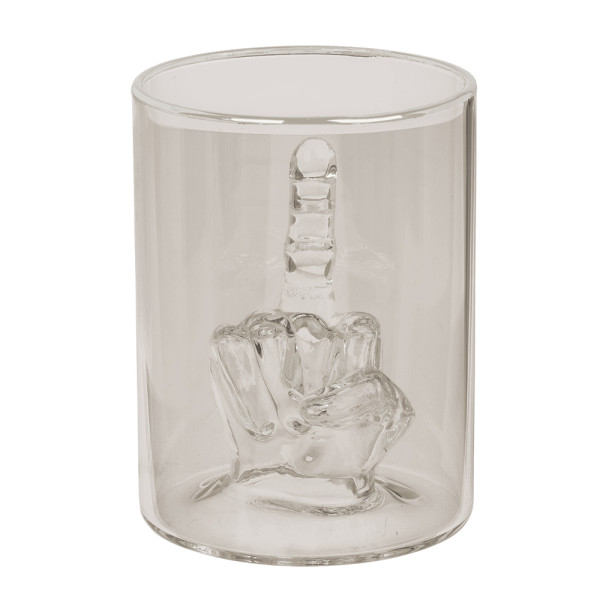 Viskio taurė „Middle Finger“, 350 ml