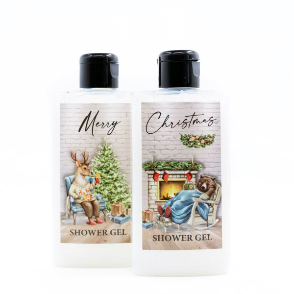 Kalėdinis kosmetikos rinkinys: 2 x dušo gelis (200 ml)