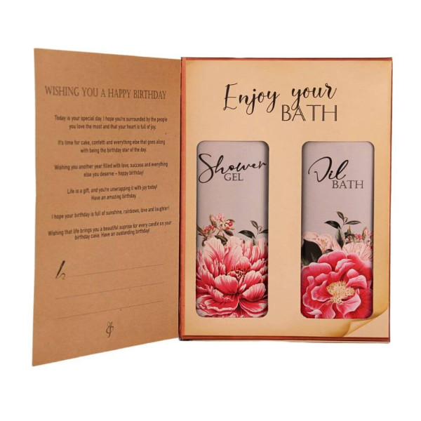 Kosmetikos rinkinys "Birthday book" (2 x 250ml) Kosmetikos rinkinys "Birthday book" (2 x 250ml)