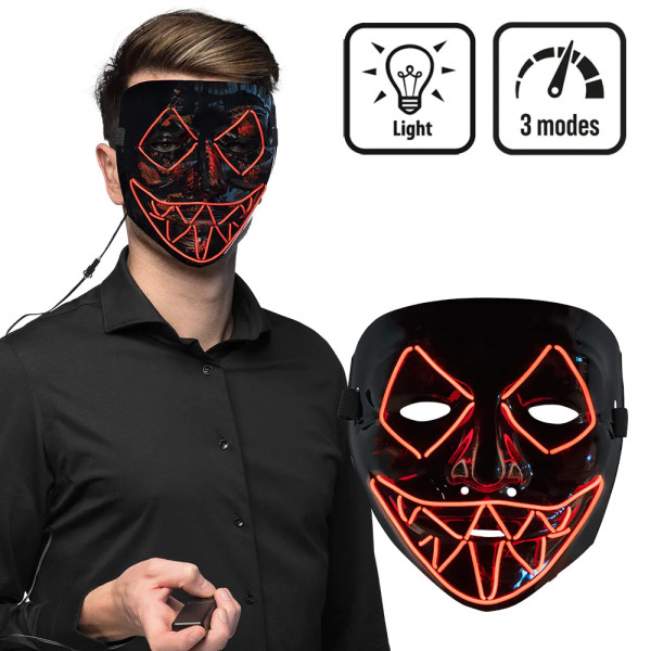 LED kaukė "Killer smile"