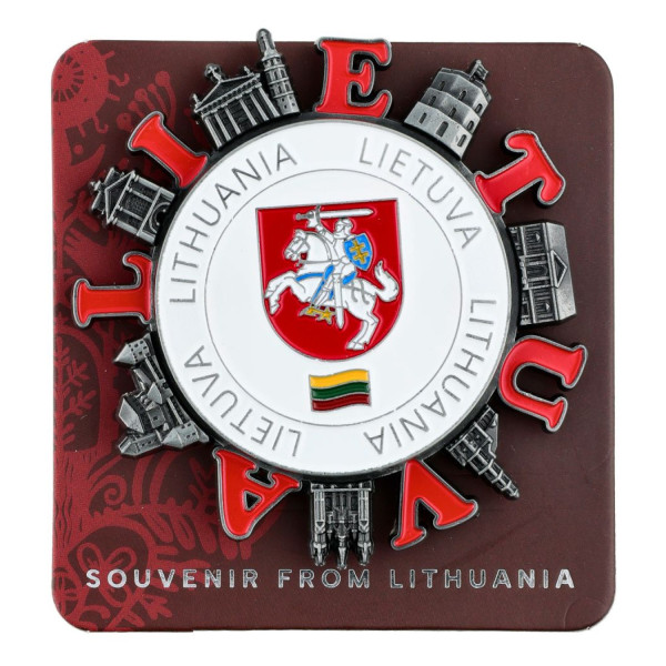 Magnetas "Lietuva" su besisukančia detale