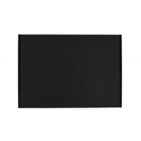 Dovanų dėžutė marškinėliams, juoda 328x240x47mm