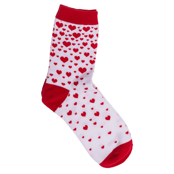 Moteriškų kojinių rinkinys "Širdelės" dovanų dėžutėje (3 poros)