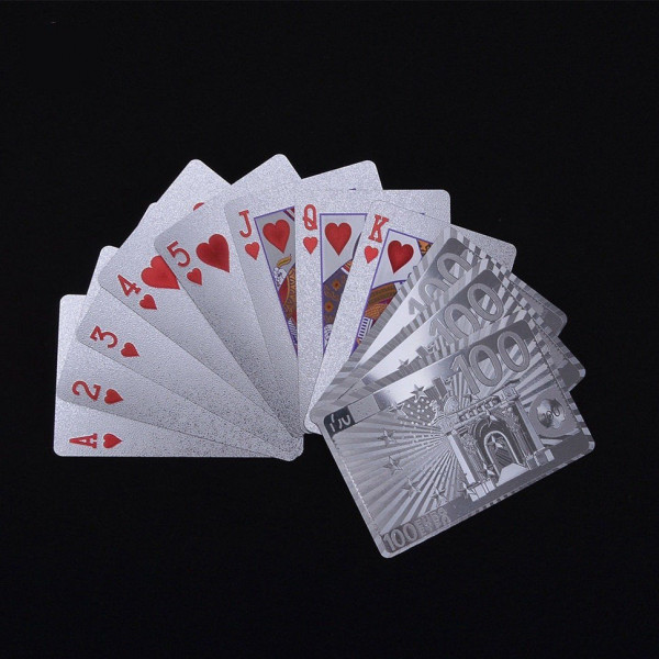 Sidabrinės plastikinės kortos