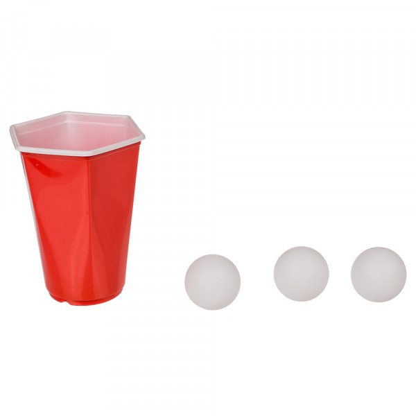 Vakarėlių žaidimas "Šešiakampis beer pong"