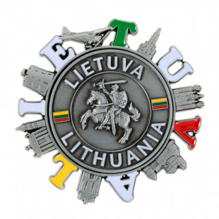 Magnetas "Lietuva" su besisukančia detale