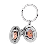 Raktų pakabukas su įdedamomis nuotraukomis (su galimybe išgraviruoti už papildomą kainą)