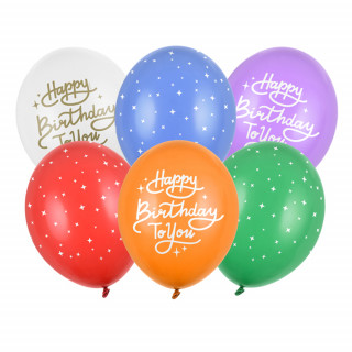 Balionai "Happy Birthday To You" (6vnt)