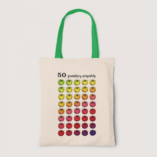 Medžiaginis maišelis "50 pomidorų atspalvių"