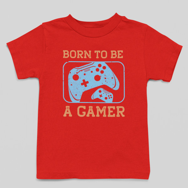 Vaikiški marškinėliai "Born to be a gamer"