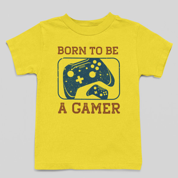 Vaikiški marškinėliai "Born to be a gamer"
