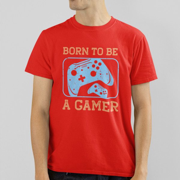Marškinėliai "Born to be a gamer"