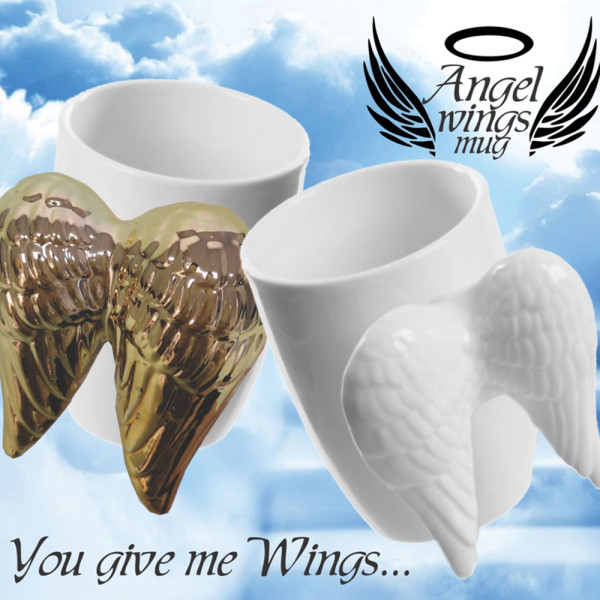 Puodelis "Angel wings" (450ml)