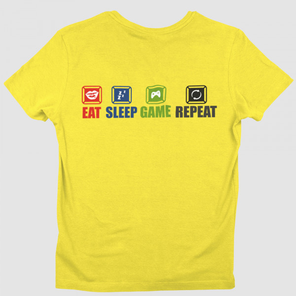 Marškinėliai "Eat.Sleep.Game.Repeat."