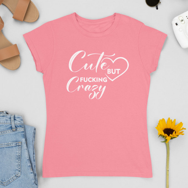 Moteriški marškinėliai "Cute"