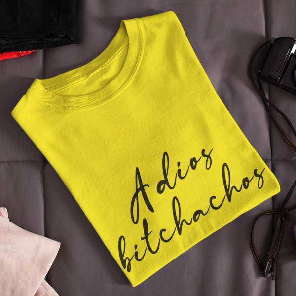 Moteriški marškinėliai "Adios bitchachos"