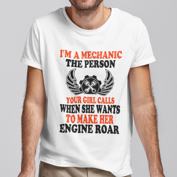 Marškinėliai "I'm a mechanic"