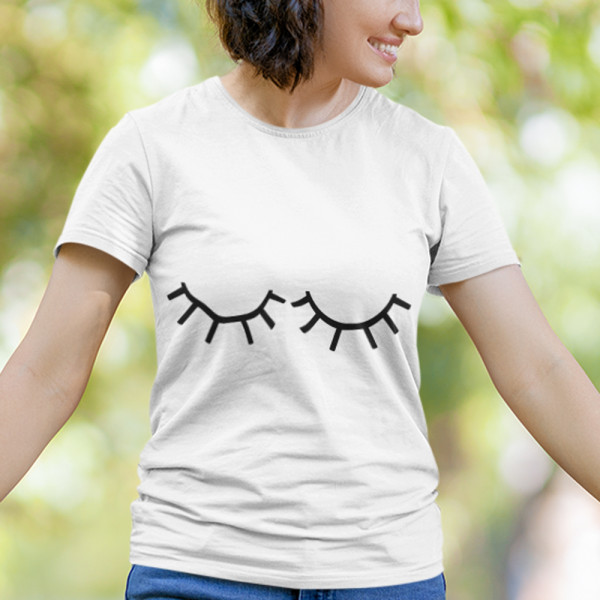 Moteriški marškinėliai "Gražios akys"