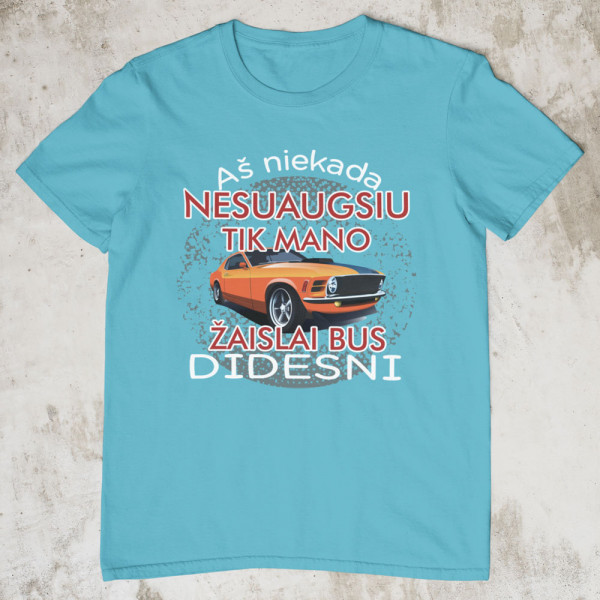 Marškinėliai "Aš niekada nesuaugsiu"