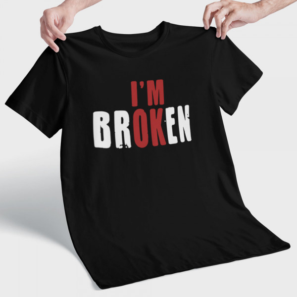 Marškinėliai "I'm broken"