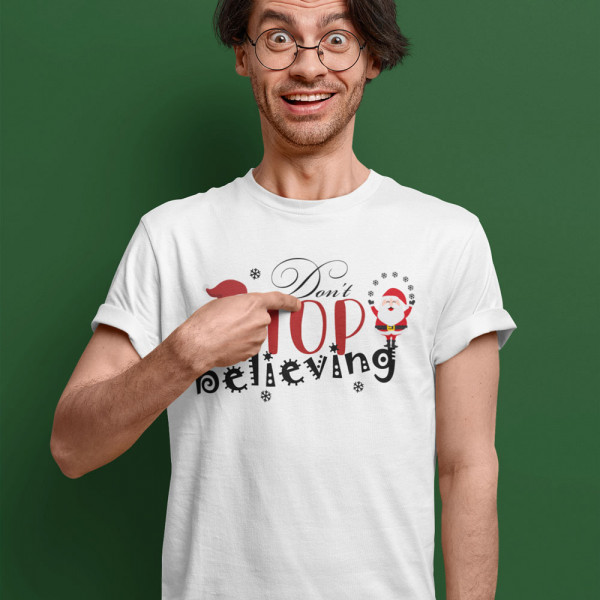 Marškinėliai "Don't stop believing"