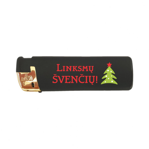 Žiebtuvėlis su užrašu "Linksmų švenčių"