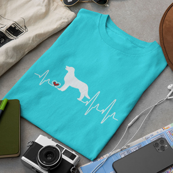 Marškinėliai "Dog heartbeat pulse"