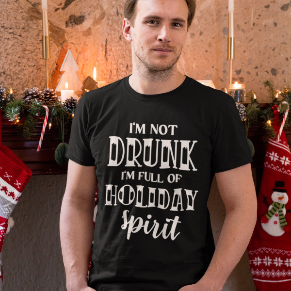 Marškinėliai „I'm not drunk“