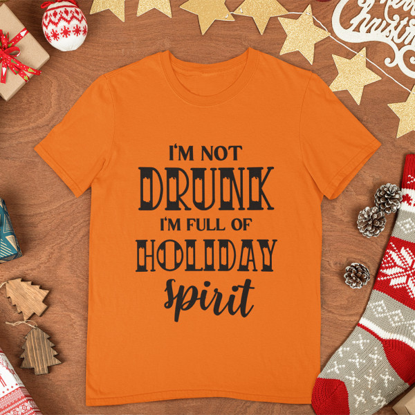 Marškinėliai „I'm not drunk“