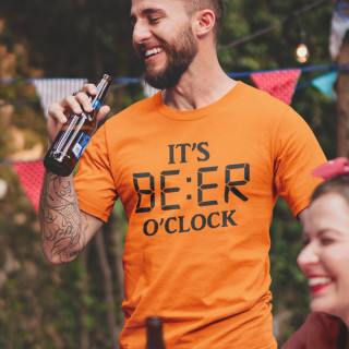 Marškinėliai "It's beer o'clock"