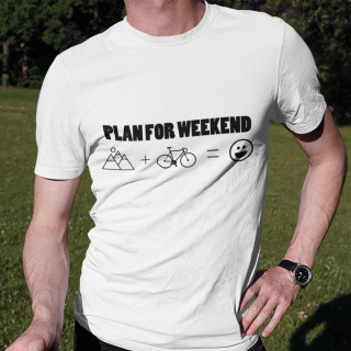 Marškinėliai "Plan for weekend"