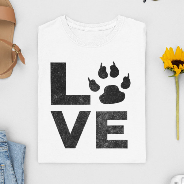 Moteriški marškinėliai "Animal love"
