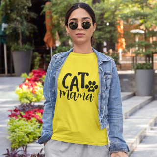 Moteriški marškinėliai "Cat mama"