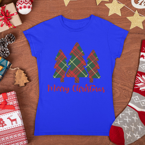 Moteriški marškinėliai „Christmas tree“