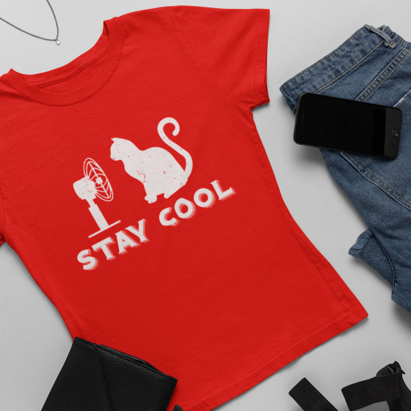 Moteriški marškinėliai "Stay cool"