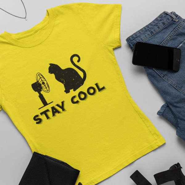 Moteriški marškinėliai "Stay cool"