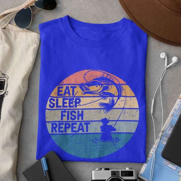 Marškinėliai "Fishing rules"