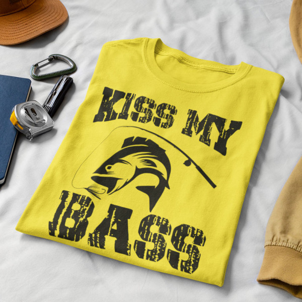 Marškinėliai "Kiss my bass"
