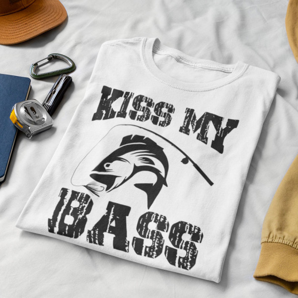 Marškinėliai "Kiss my bass"