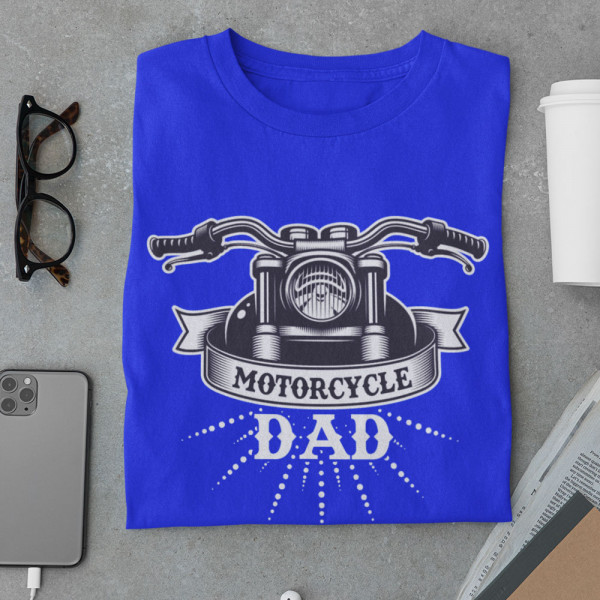 Marškinėliai "Motorcycle dad"