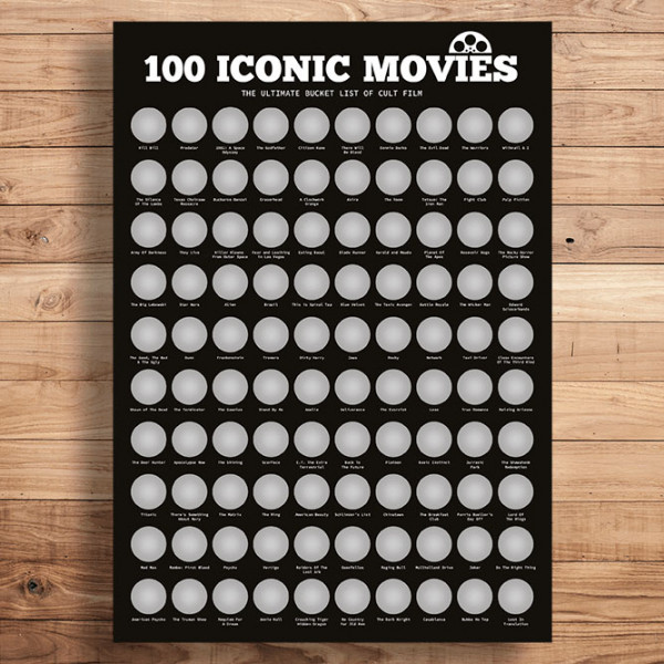 Nutrinamas plakatas "Iconic Movies"